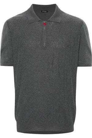 Kiton Gebreid poloshirt