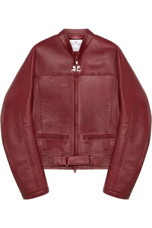 Courrèges Leren bomberjack