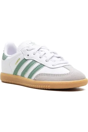 adidas Samba OG "Cloud White/Silver Green" sneakers