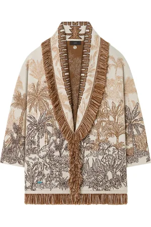 Alanui Jungle Toile de Jouy vest