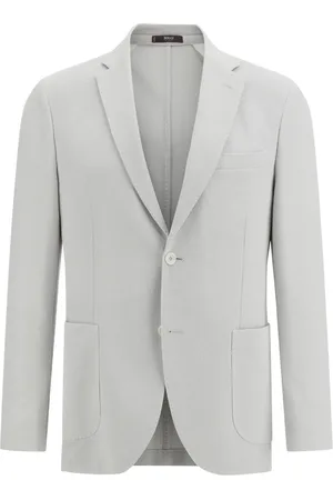 Boggi Milano Katoenen crêpe blazer