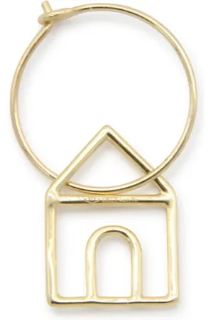 Aliita 18kt geelgouden Casita oorbel
