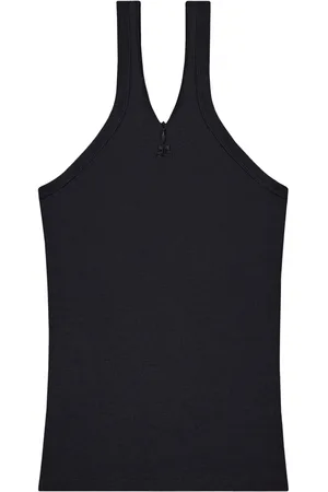 Courrèges Tanktop met geborduurd logo