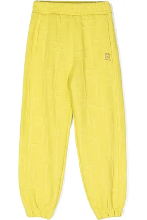 Elisabetta Franchi Piqué trainingsbroek met logo jacquard