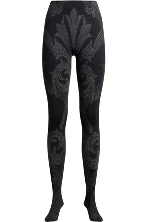 Etro X Wolford panty met metallic jacquard