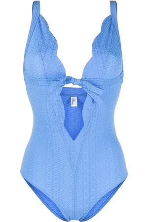 Lisa Marie Fernandez Badpak met strikdetail