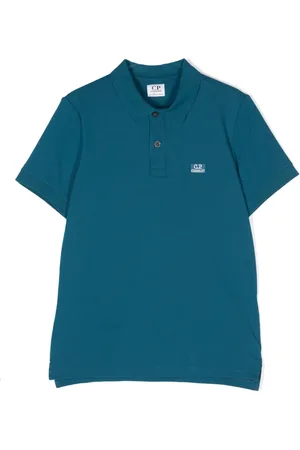 C.P. Company Piqué poloshirt met logopatch