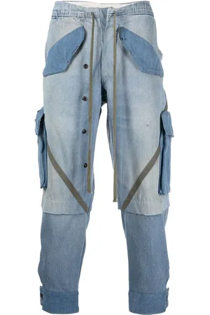 GREG LAUREN Jeans met toelopende pijpen