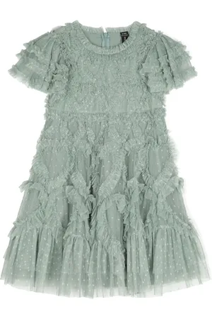 Needle & Thread Jurk met ruche