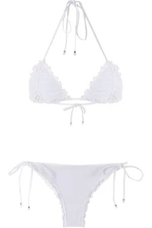 AMIR SLAMA Bikini met geribbeld