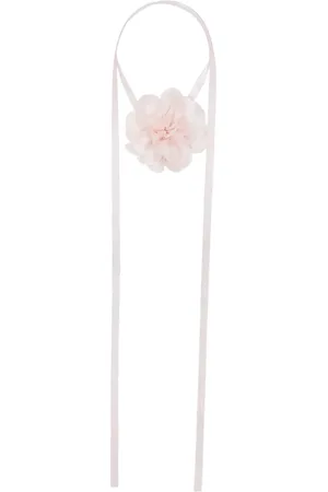 MONNALISA Choker met roosapplicatie