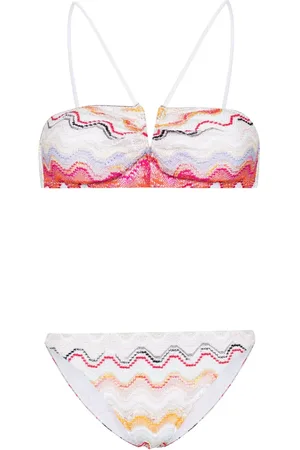 Missoni Gebreide bikinitop