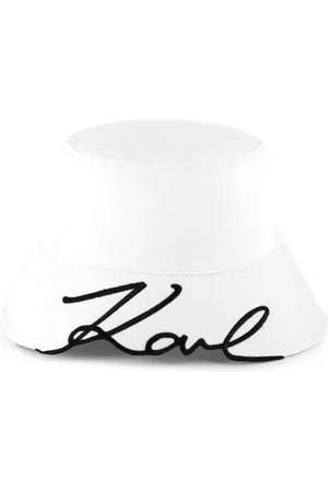 Karl Lagerfeld Vissershoed met geborduurd logo