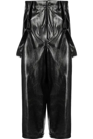YOHJI YAMAMOTO Tuinbroek van imitatieleer