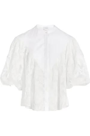 Giambattista Valli Blouse met geborduurd kant