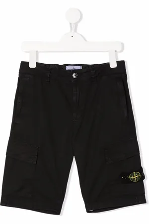 Stone Island Shorts met logopatch