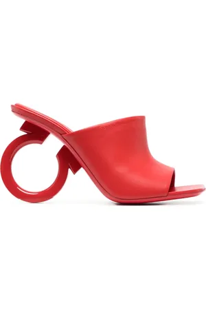Salvatore Ferragamo Astro 105mm leren muiltjes