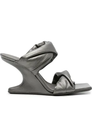 Rick Owens Cantilever 110 mm metallic muiltjes