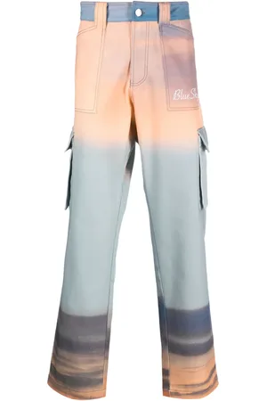 BLUE SKY INN Broek met abstracte print