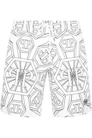 Philipp Plein Zwembroek met monogram