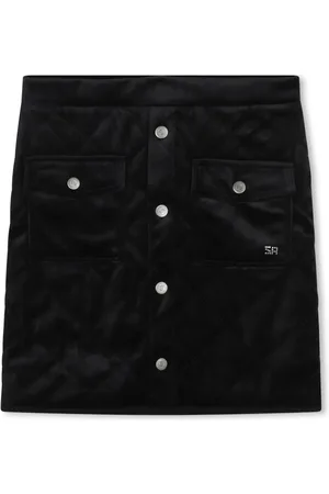 Sonia Rykiel Enfant Gevoerde fluwelen rok
