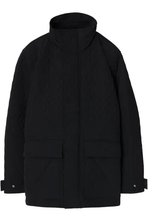 Burberry Gewatteerd jack met geruite capuchon