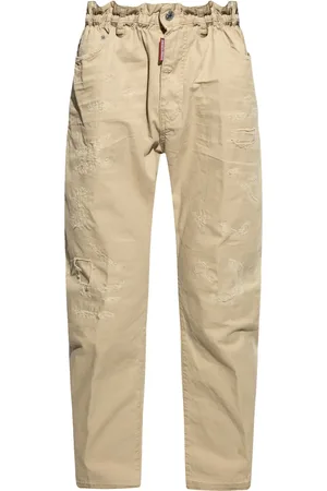 Dsquared2 Ruimvallende broek met logopatch