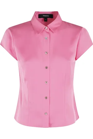 THEORY Blouse met korte mouwen