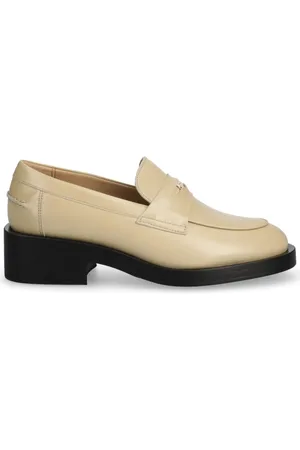 HUGO BOSS Leren loafers met logoplakkaat