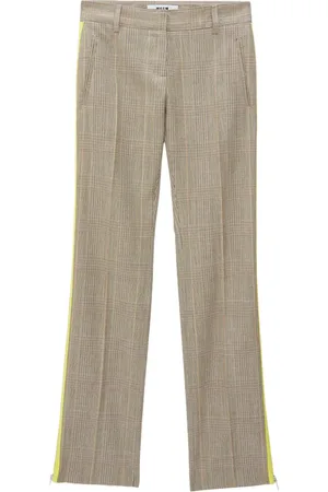 Msgm Straight broek met rits aan de zijkant