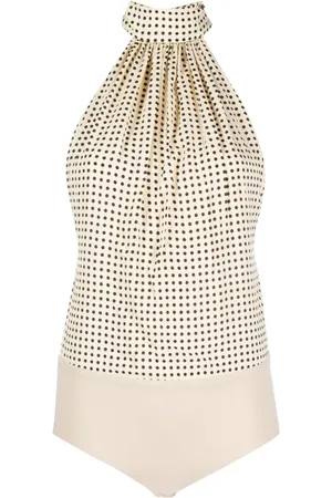 Serafini Haltertop met stippen