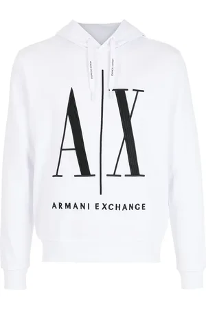 Armani Exchange Hoodie met geborduurd logo