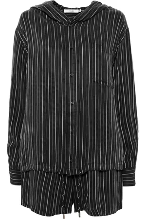 B+AB Gestreepte shorts en top met capuchon