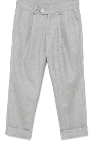 Brunello Cucinelli Broek met gemêleerd