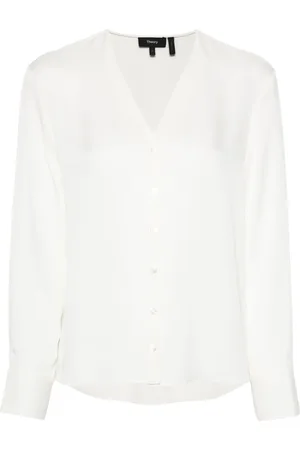 THEORY Zijden blouse