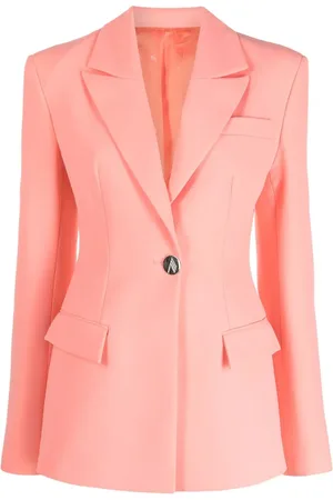 The Attico Blazer met enkele rij knopen