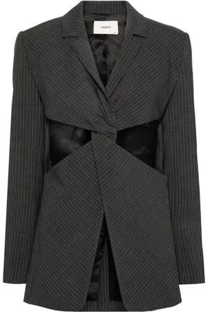 COPERNI Gedraaide blazer met krijtstreep