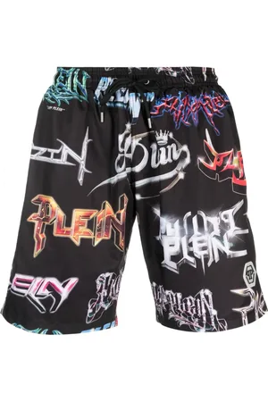 Philipp Plein Zwembroek met logoprint