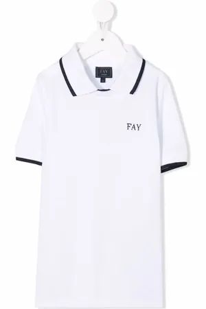 FAY Poloshirt met geborduurd logo