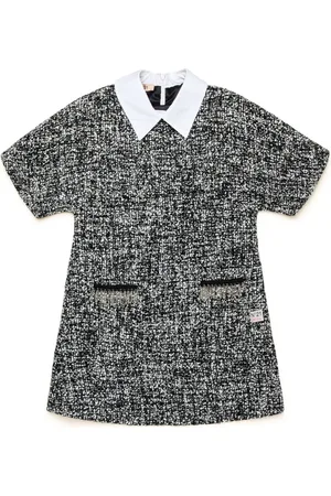Nº21 Tweed jurk met A