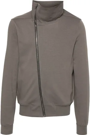 Rick Owens Bauhaus sweater met asymmetrische sluiting