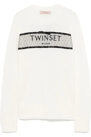 Twin-Set Trui met geborduurd logo