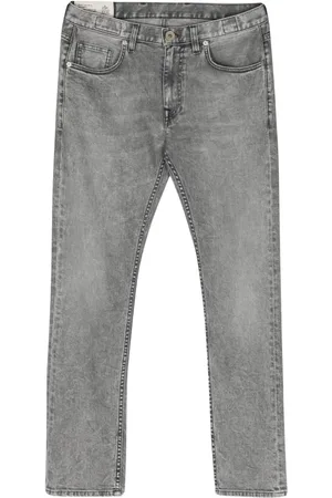 ELEVENTY Mid waist jeans met toelopende pijpen