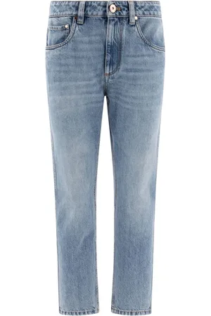 Brunello Cucinelli Jeans met toelopende pijpen