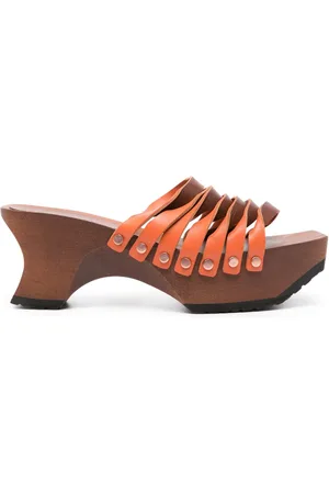 ECKHAUS LATTA 75 mm sandalen met sculpturale hak