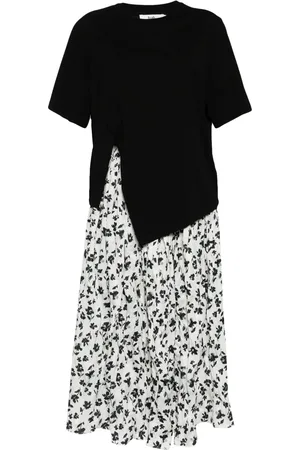 B+AB High waist rok set met bloemenprint