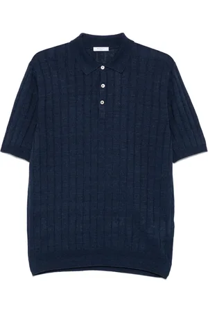 Boglioli Geribbeld poloshirt