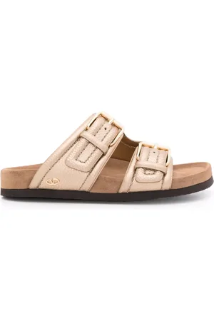 VALENTINO GARAVANI Fussbet slippers met dubbele band