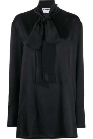 Jil Sander Blouse met satijnen afwerking
