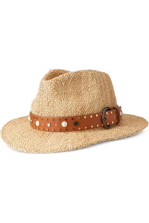 Le Mont St Michel Rico str fedora hoed met ceintuur